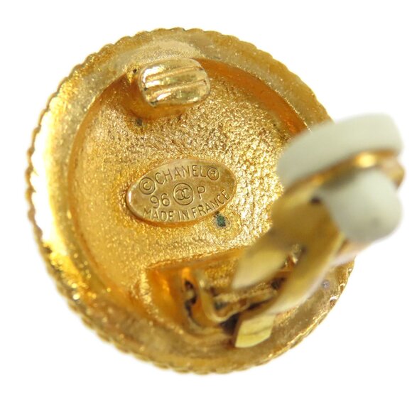 CHANEL Authentic Gold Earrings - Picture 4 of 8